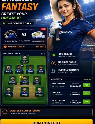 Hero11 (hero11) fantasy cricket & matchday visual 3